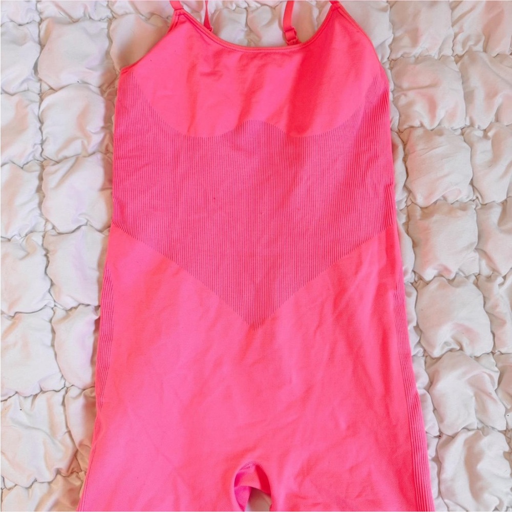 Pink Victoria Secret Workout Romper